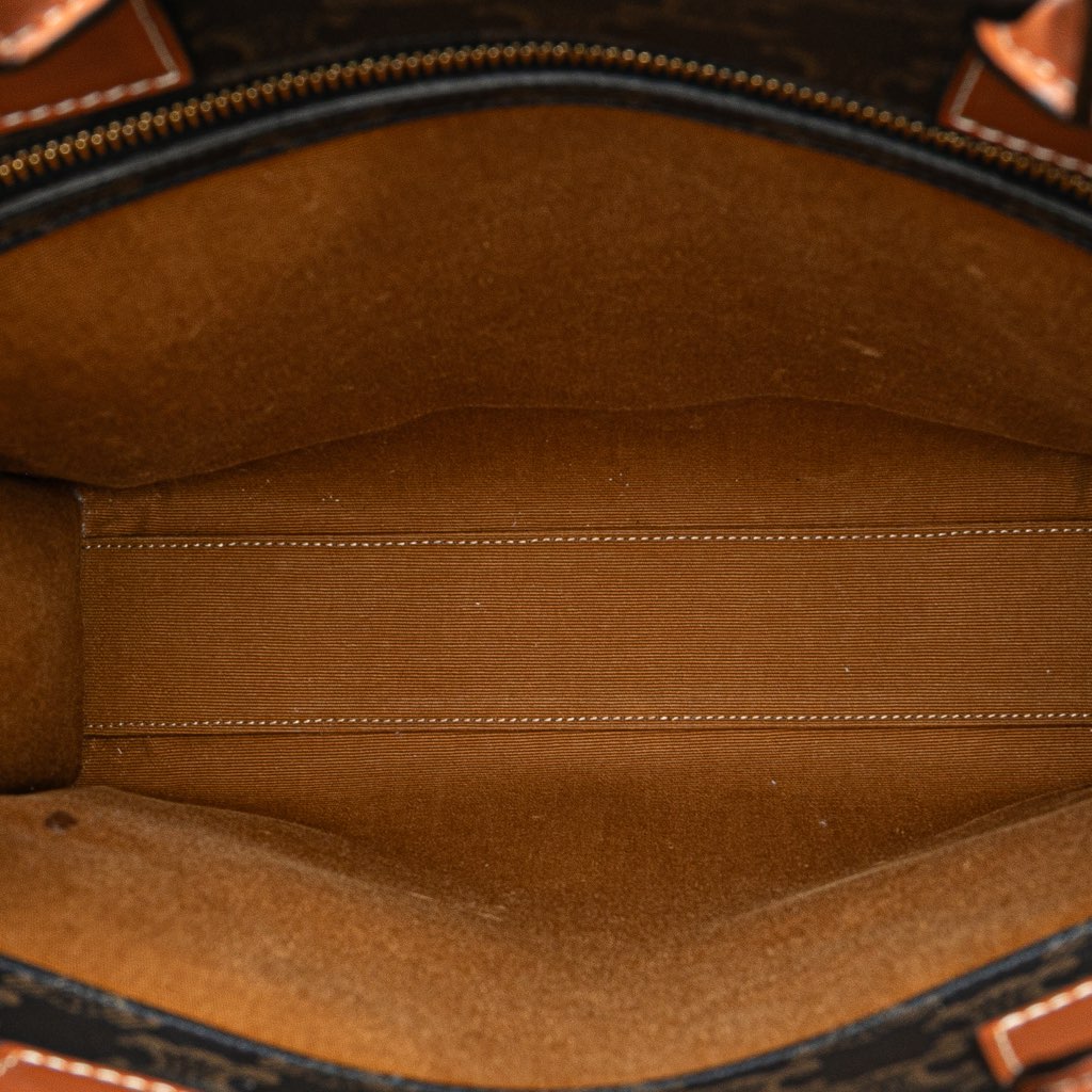 Celine Small Triomphe Coated Canvas Vertical Cabas Tote - 4