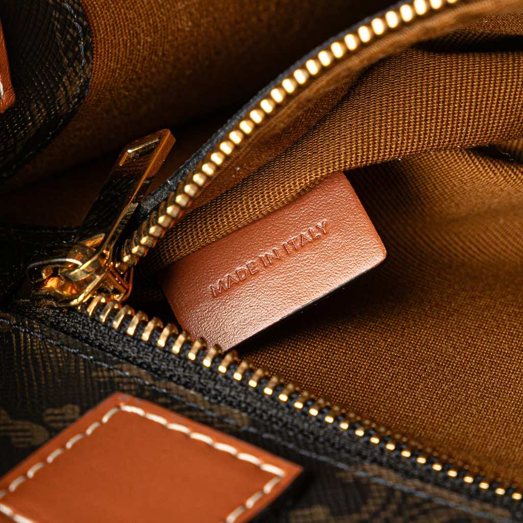 Celine Small Triomphe Coated Canvas Vertical Cabas Tote - 5