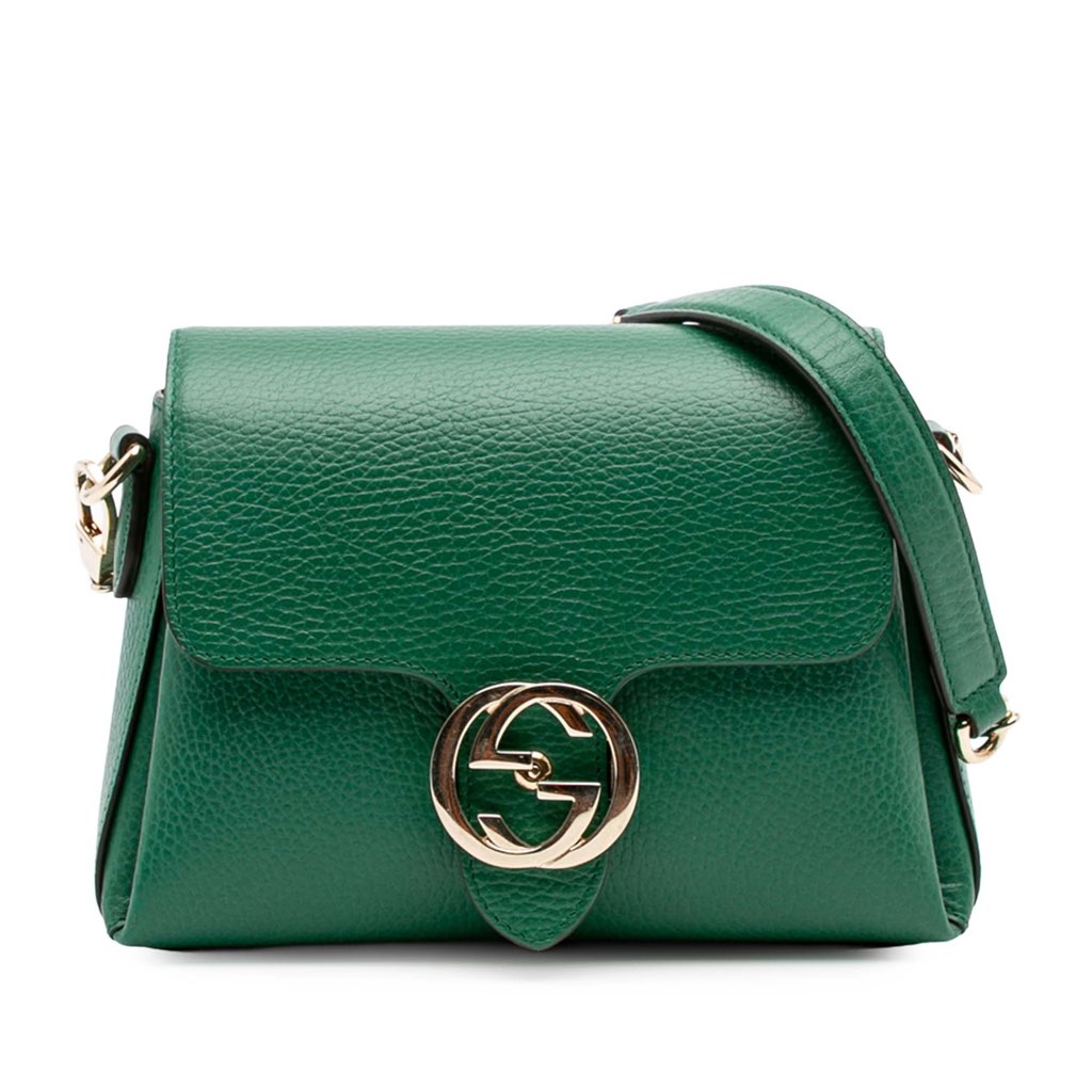 Gucci Small Dollar Calfskin Interlocking G Crossbody