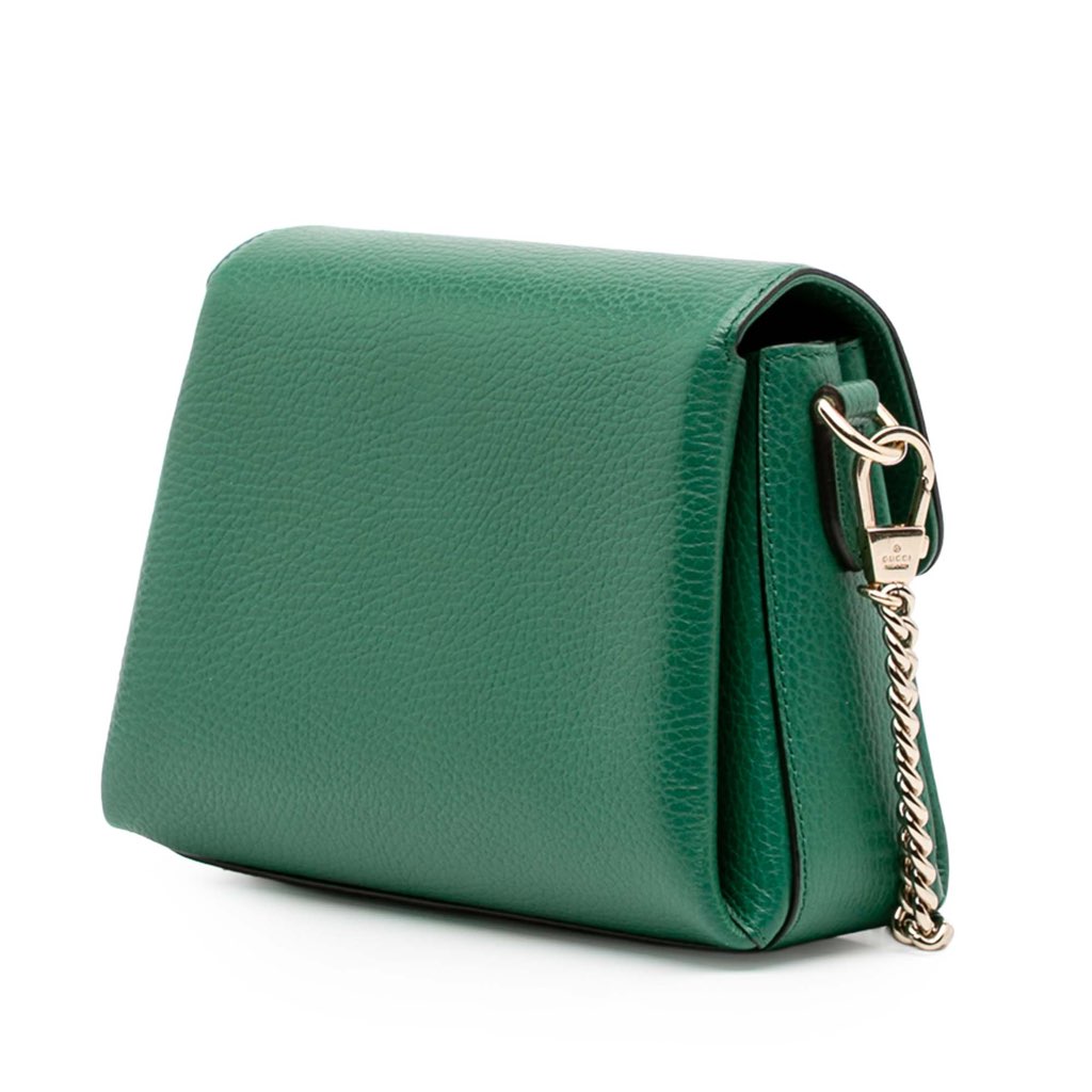 Gucci Small Dollar Calfskin Interlocking G Crossbody - Back view