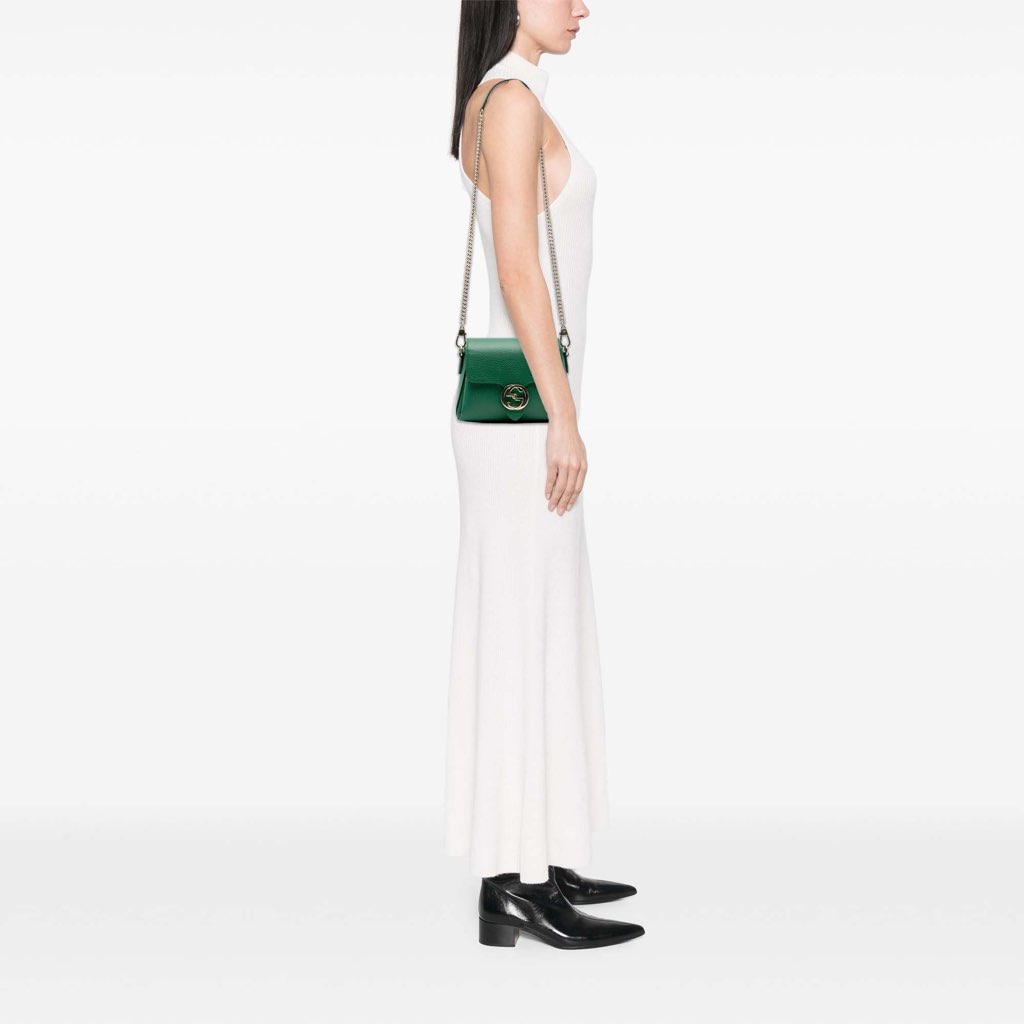 Gucci Small Dollar Calfskin Interlocking G Crossbody - Image 14