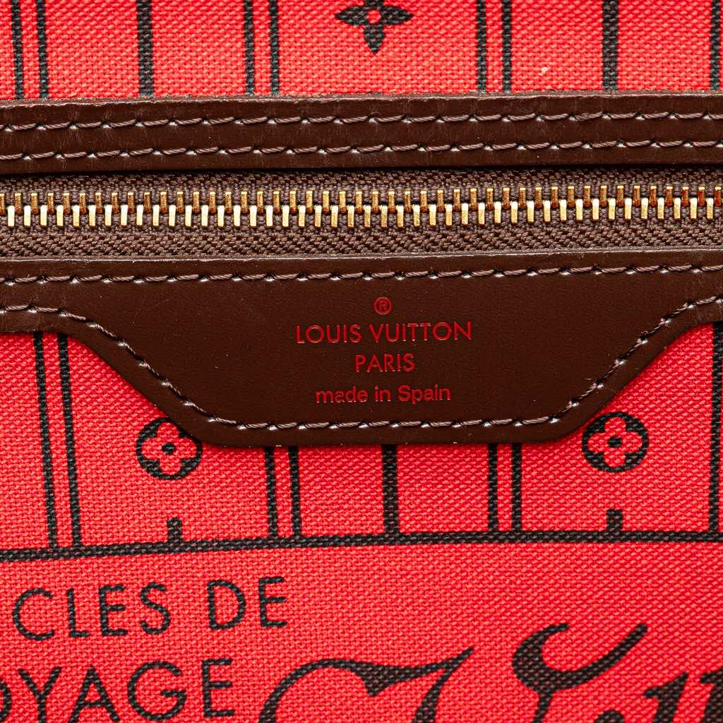 Louis Vuitton Damier Ebene Neverfull MM - 5