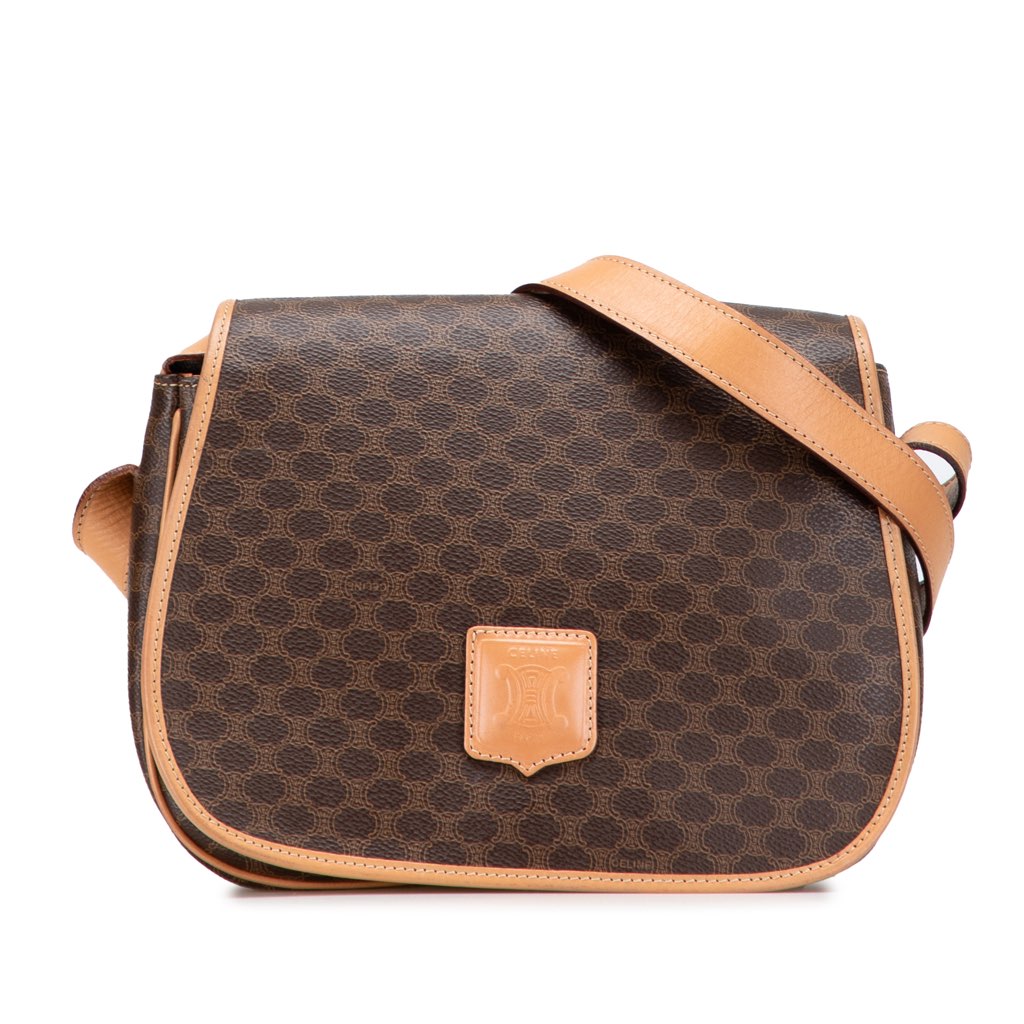 Celine Macadam Coated Canvas Crossbody