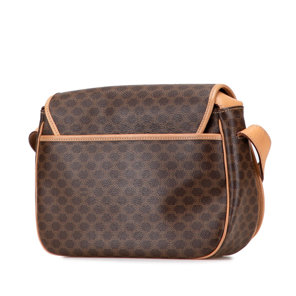 Celine Macadam Coated Canvas Crossbody - 2