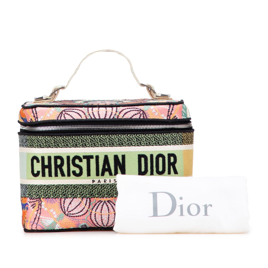 Dior Embroidered Canvas Dior In Lights Diortravel Vanity Case - Image 13
