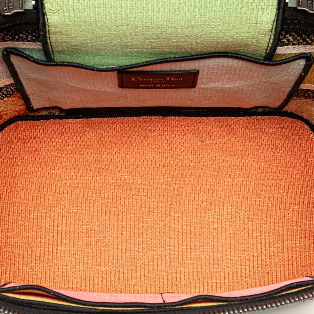 Dior Embroidered Canvas Dior In Lights Diortravel Vanity Case Pink Canvas Good - Model View