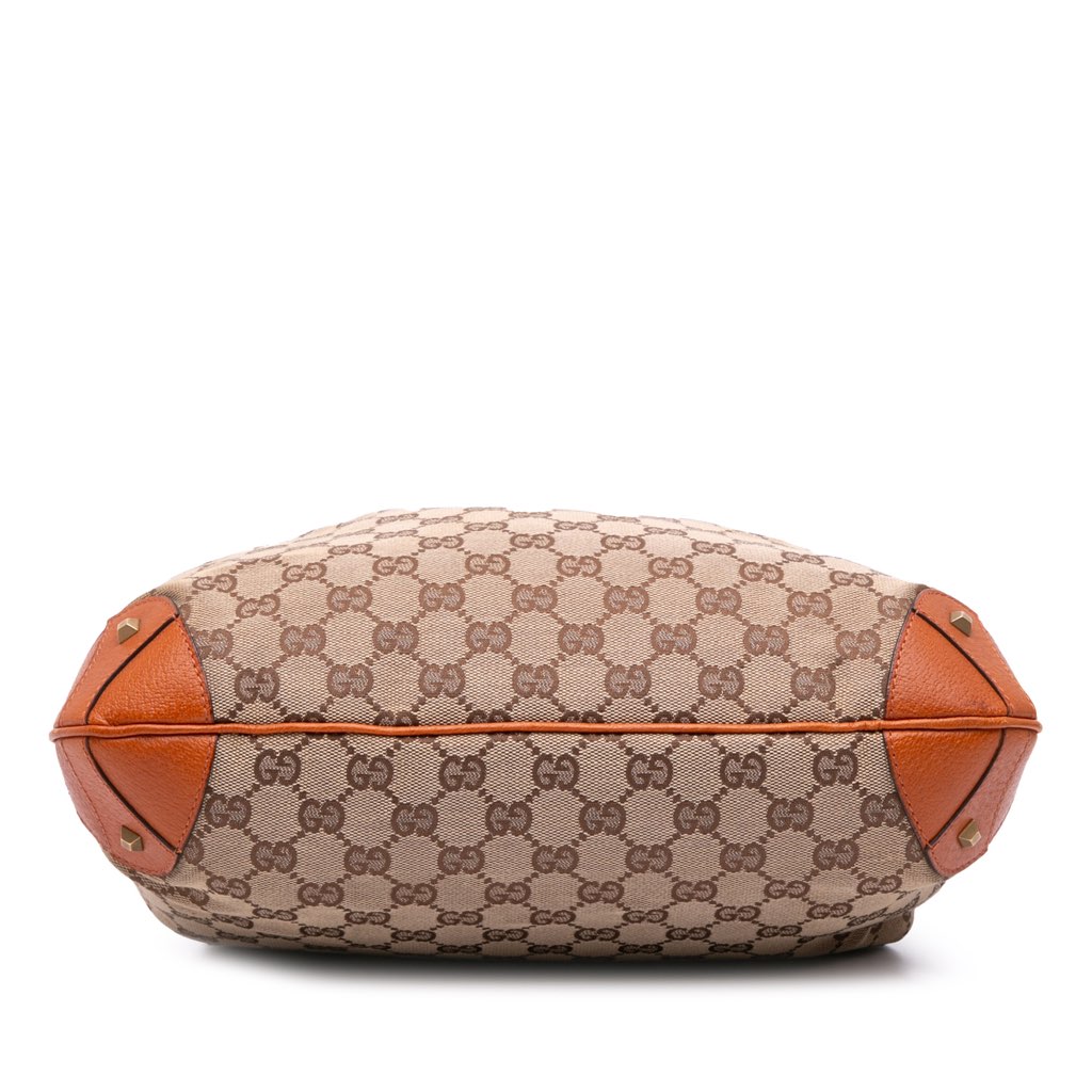 Gucci GG Canvas Nailhead Drawstring Hobo - 3