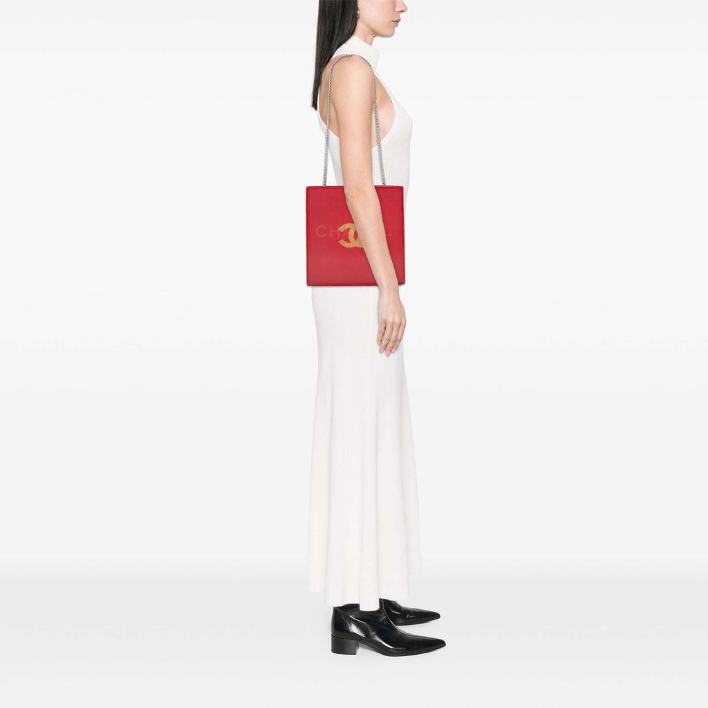 Chanel Vinyl Hologram CC Shoulder Bag - Image 14