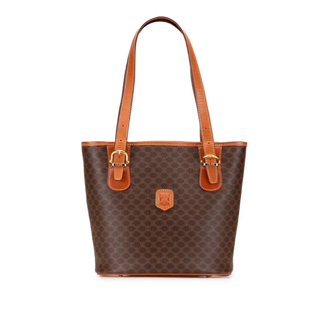 Celine Macadam Coated Canvas Tote