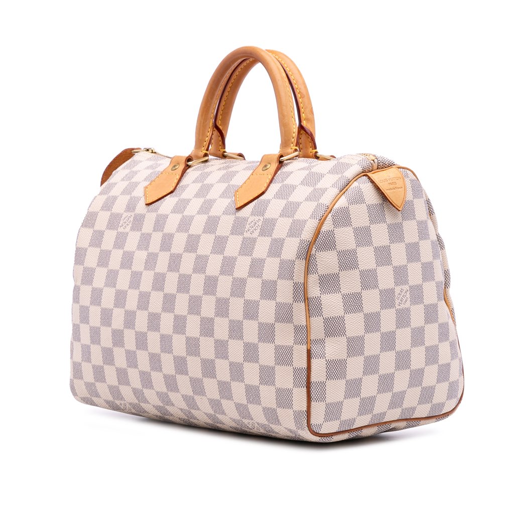 Louis Vuitton Damier Azur Speedy 30 - Back view
