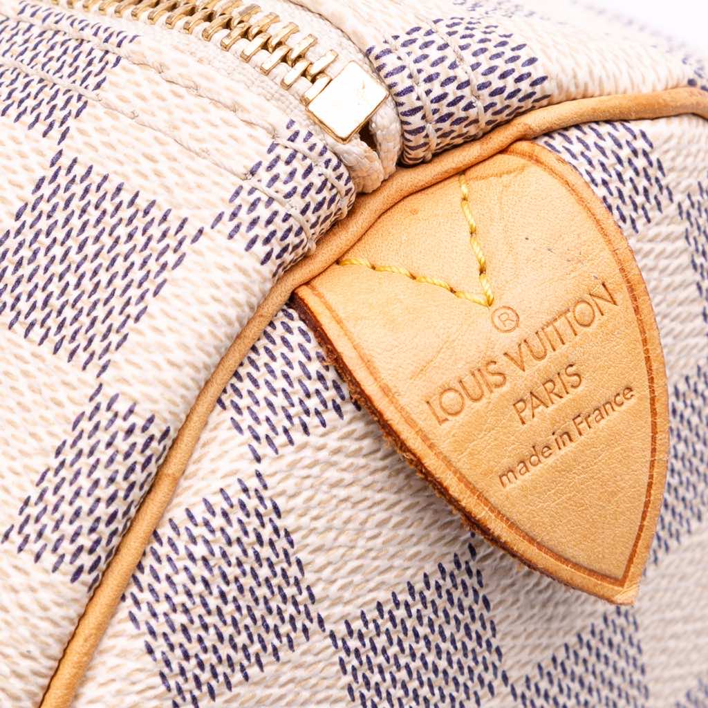 Louis Vuitton Damier Azur Speedy 30 - Side view