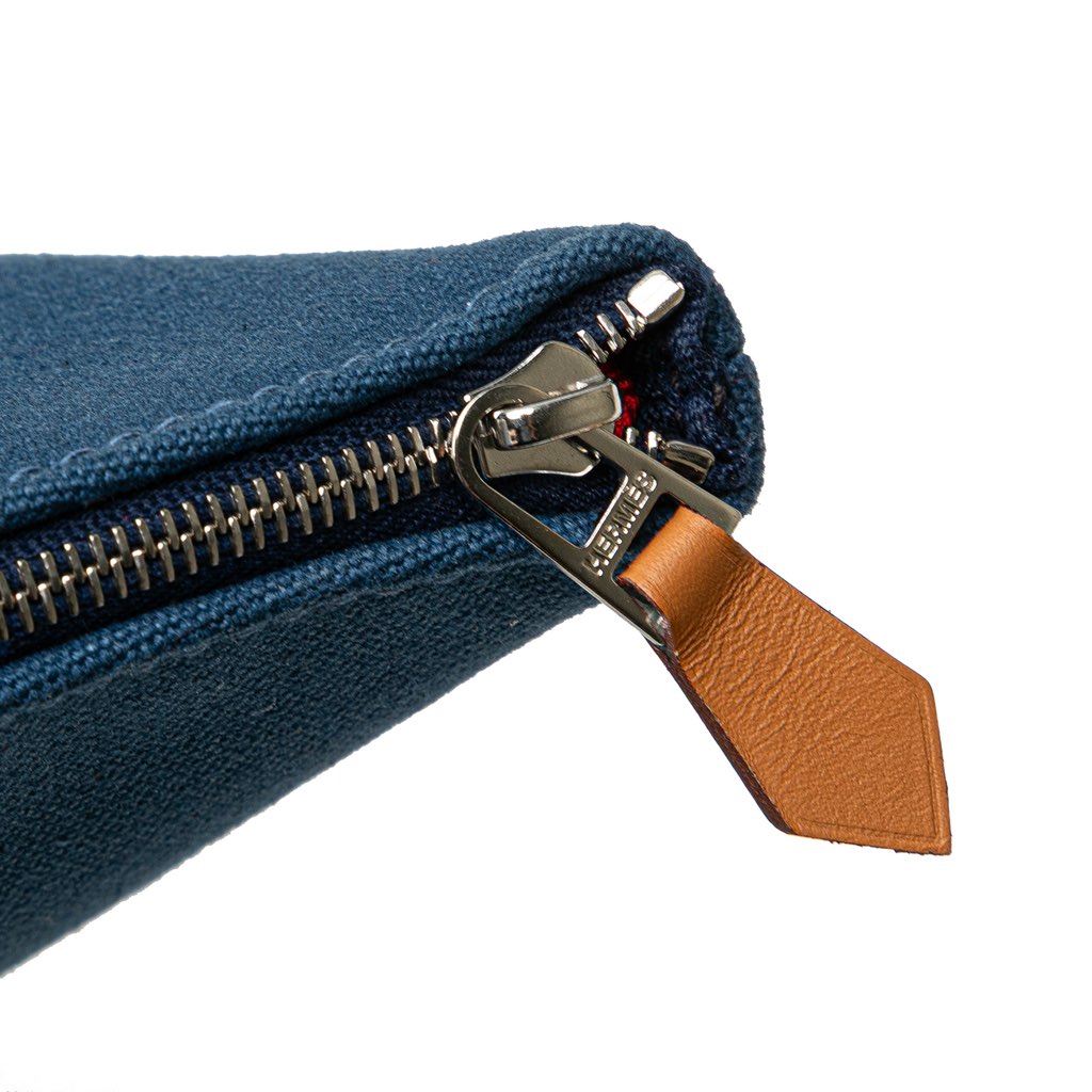 Hermès Mini Toile Palmyre Pouch - Image 12