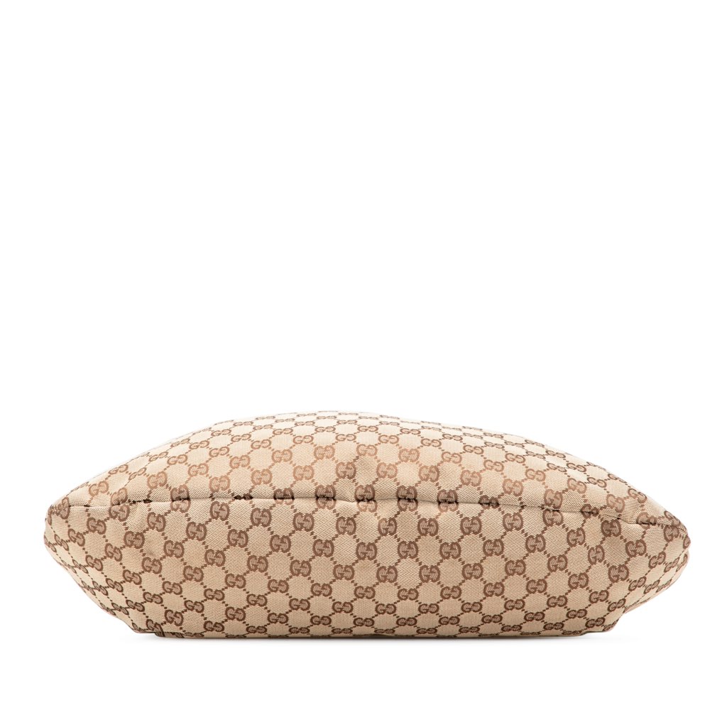 Gucci GG Canvas Bamboo Studded Hobo - Image 6
