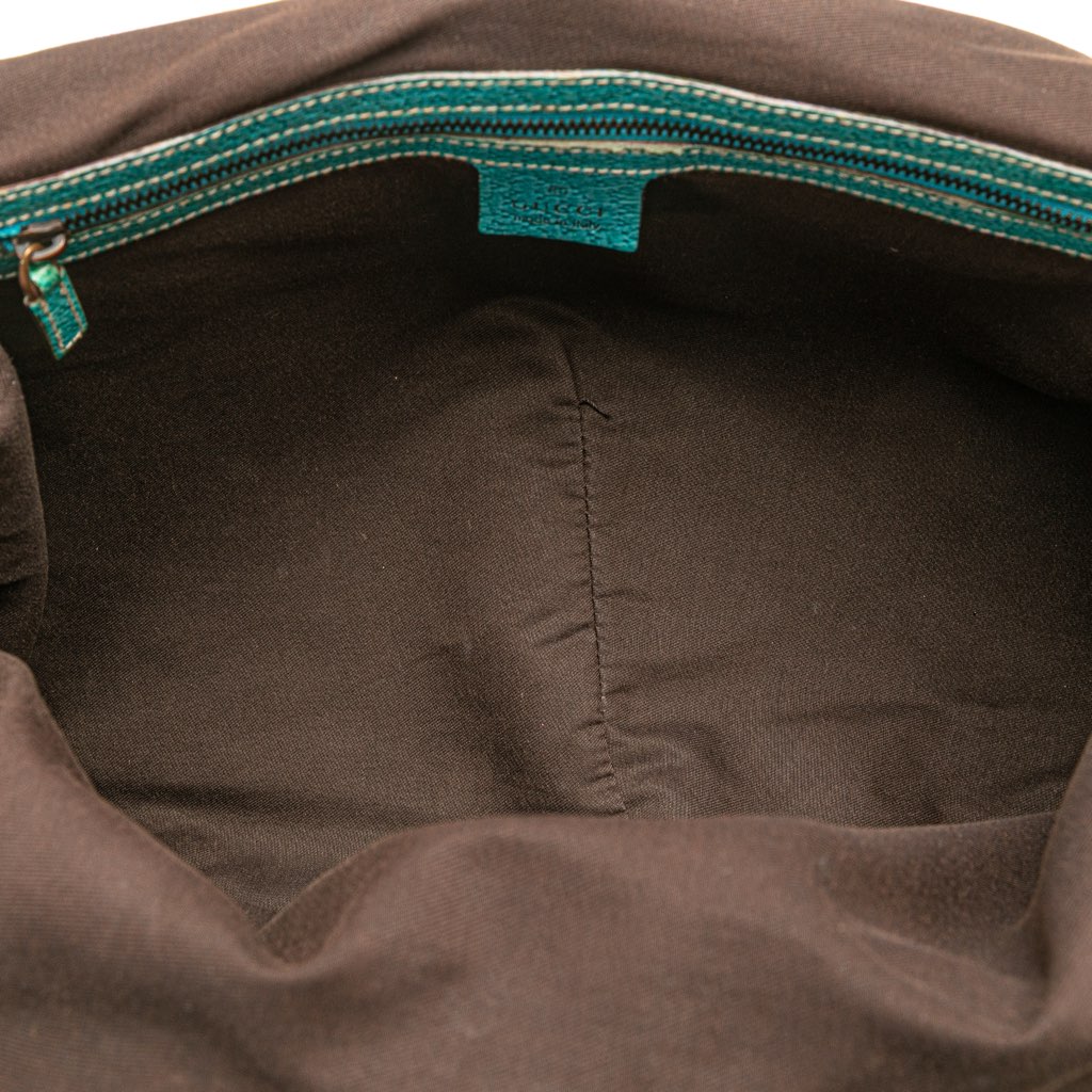 Gucci GG Canvas Bamboo Studded Hobo - 4