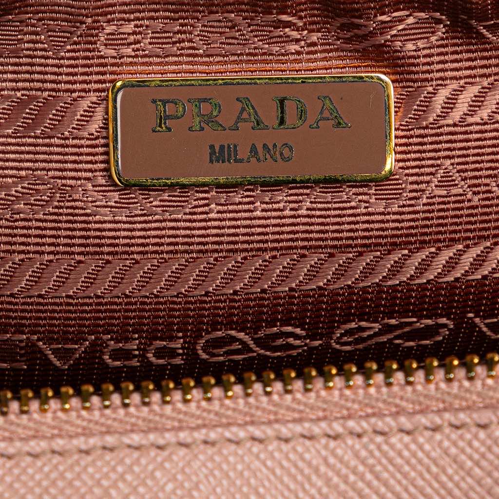 Prada Mini Saffiano Double Zip Crossbody - 5