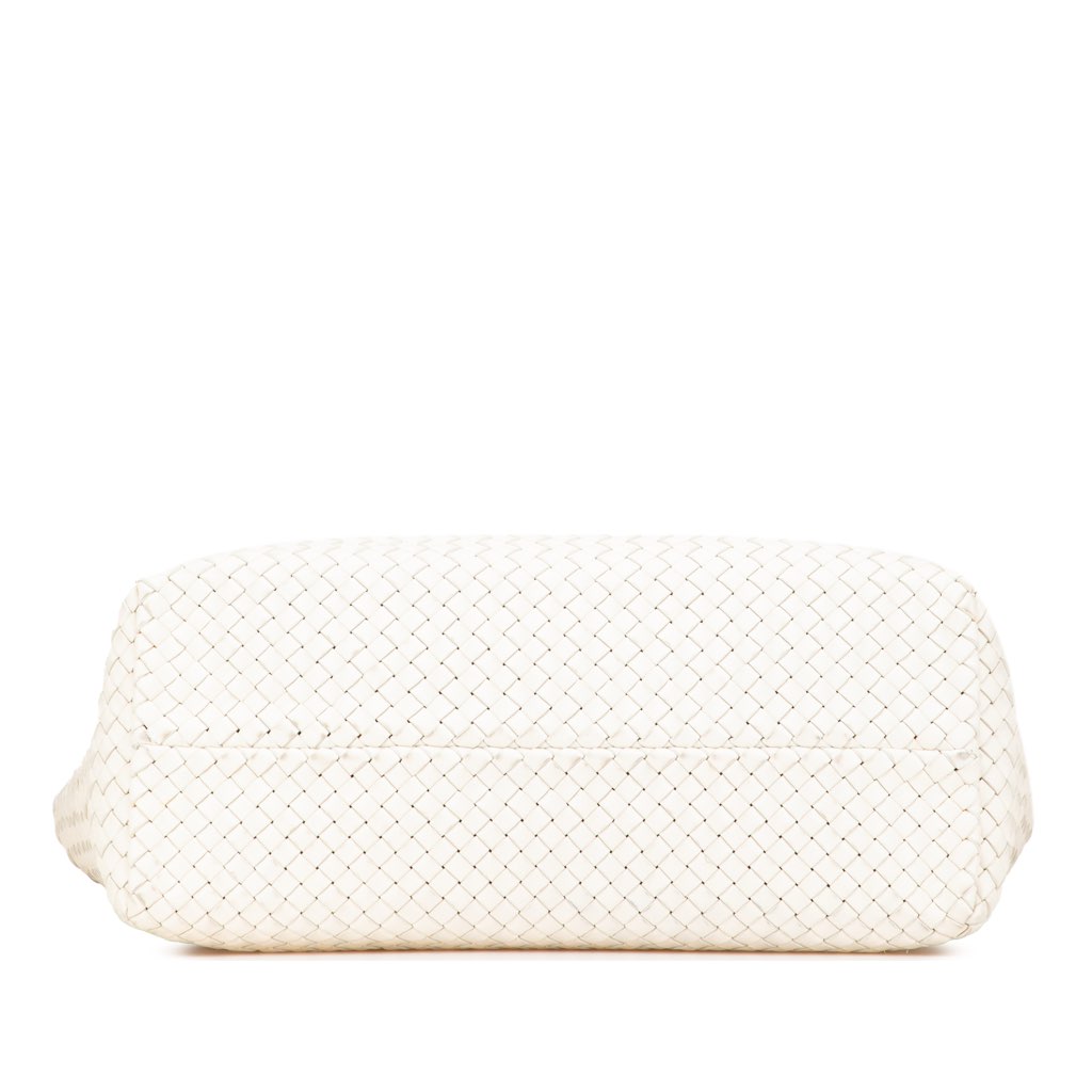 Bottega Veneta Medium Lambskin Intreccio Cabat Tote - 3