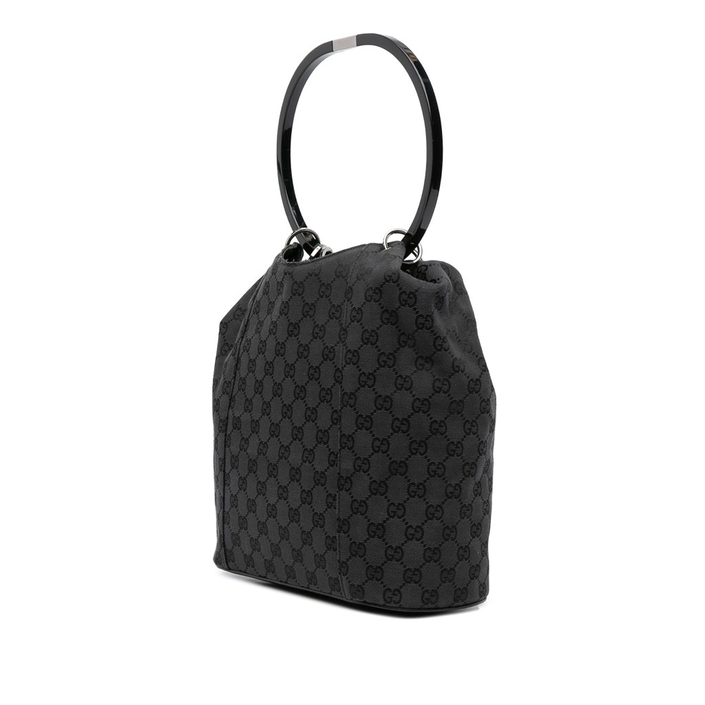 Gucci GG Canvas Ring Handbag - Back view