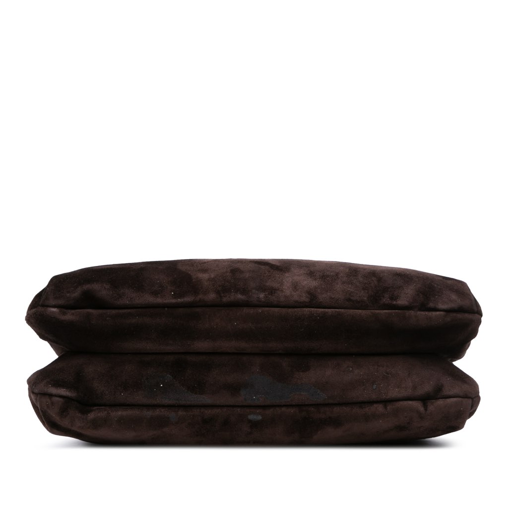 The Row Suede Bourse Shoulder Bag - 3