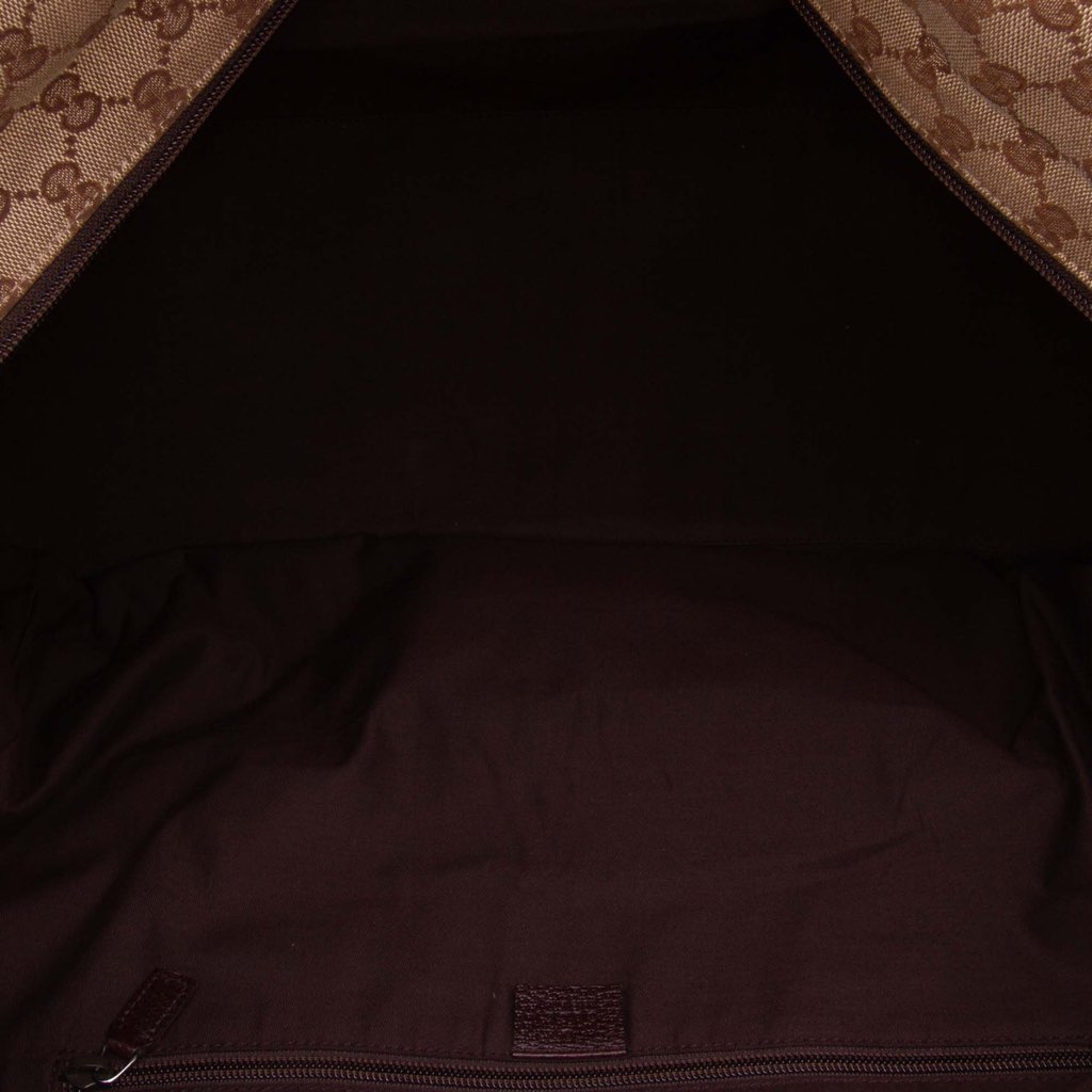 Gucci GG Canvas Web Travel Bag - 4