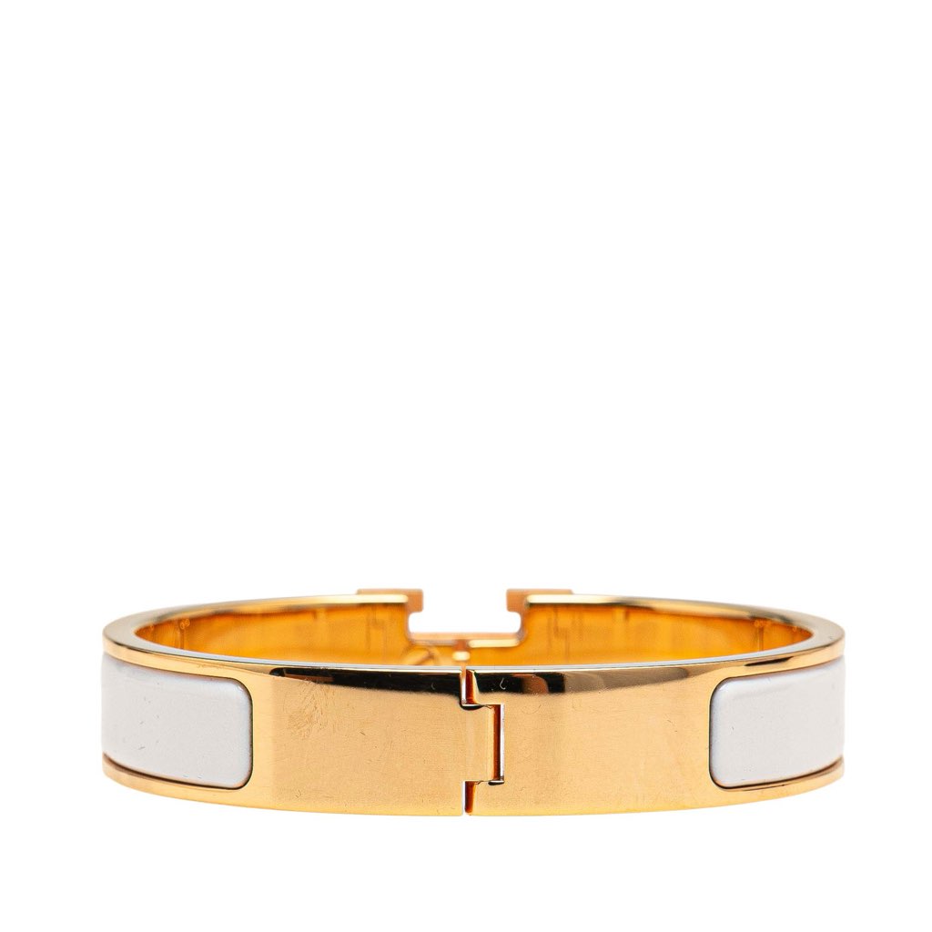 Hermès Narrow Enamel Clic H Bracelet - 3