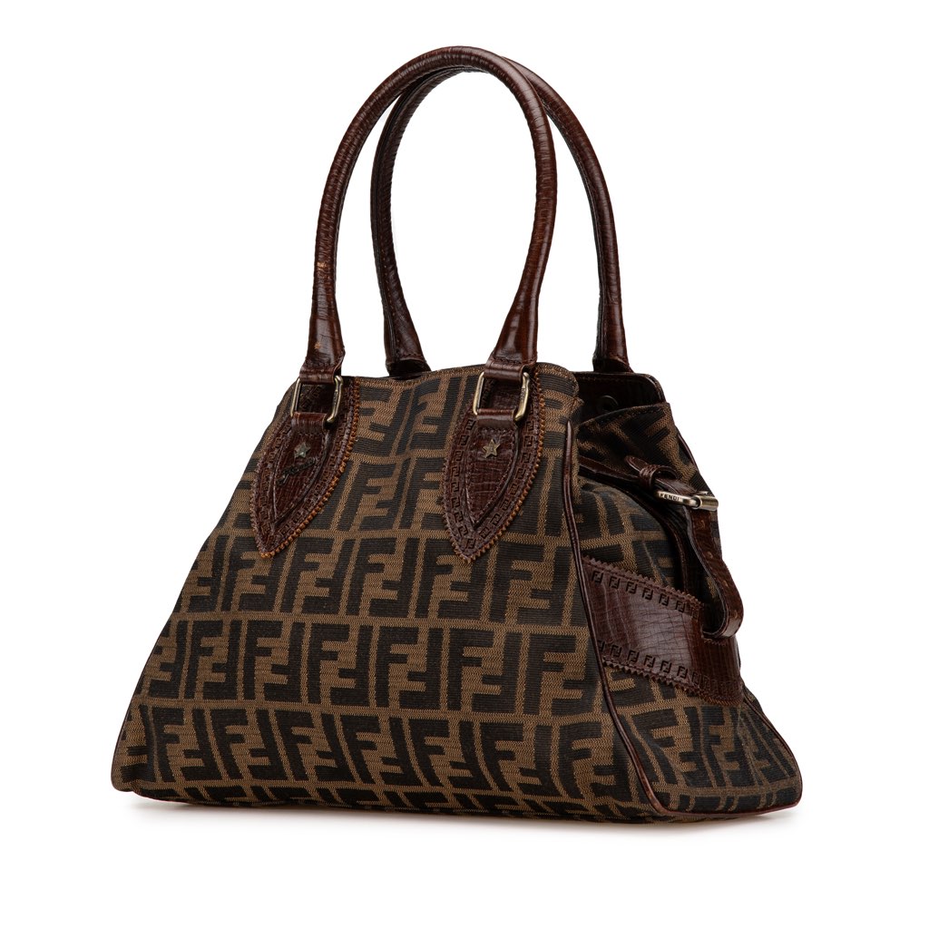 Fendi Zucca Canvas Etniko Handbag - 2