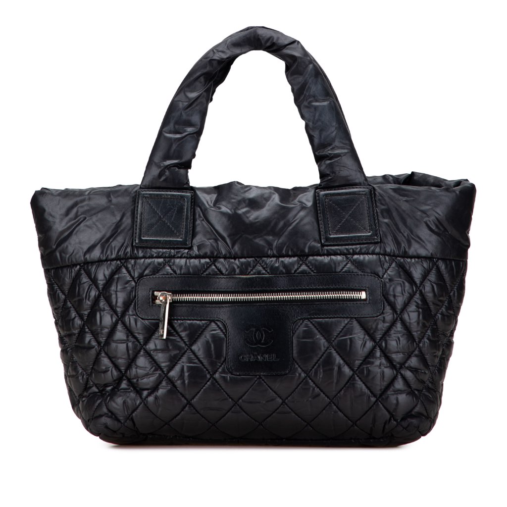 Chanel Small Quilted Nylon Coco Cocoon Tote