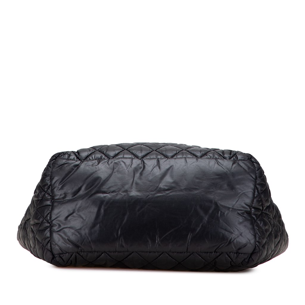 Chanel Small Quilted Nylon Coco Cocoon Tote - Image 6