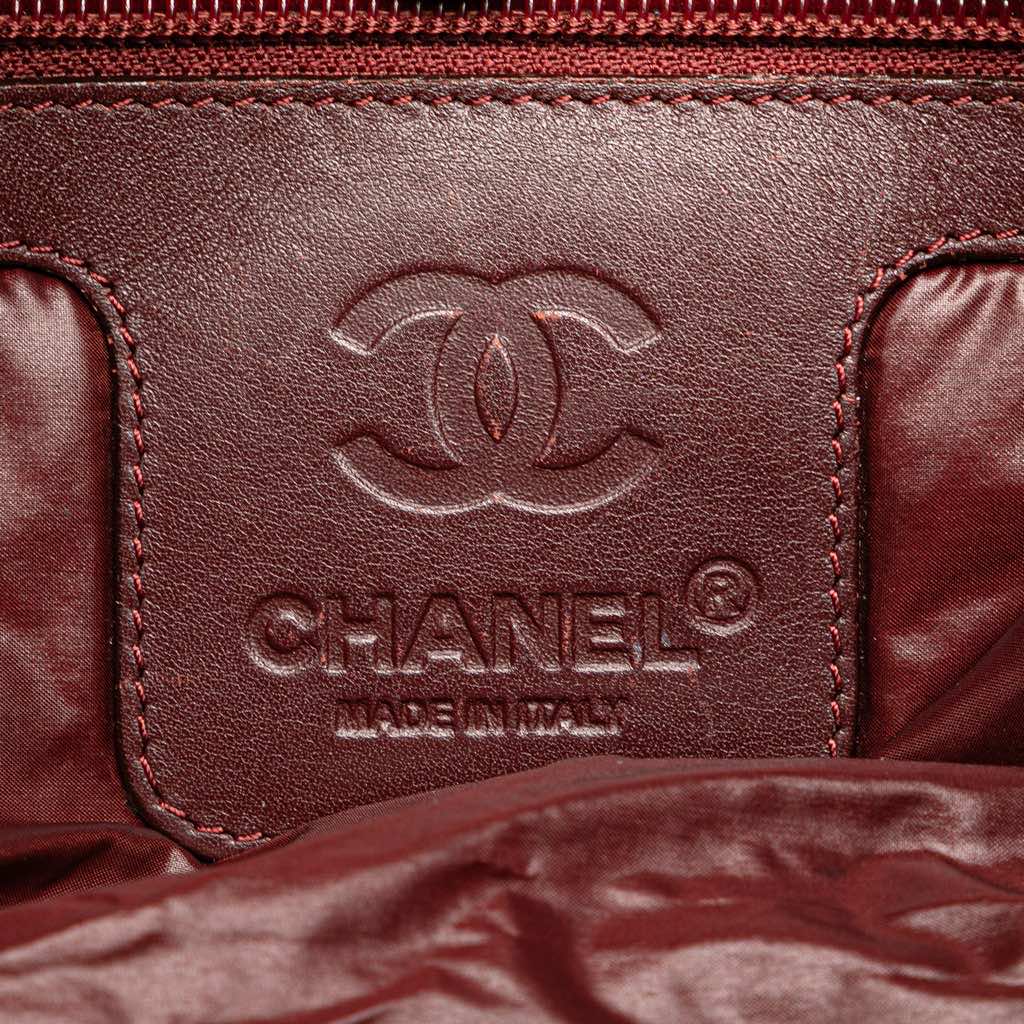 Chanel Small Quilted Nylon Coco Cocoon Tote - Side view