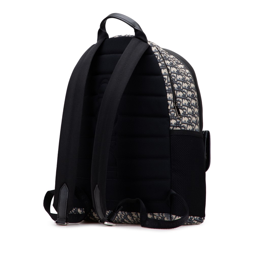 Dior Oblique Canvas 8 Backpack - Back view