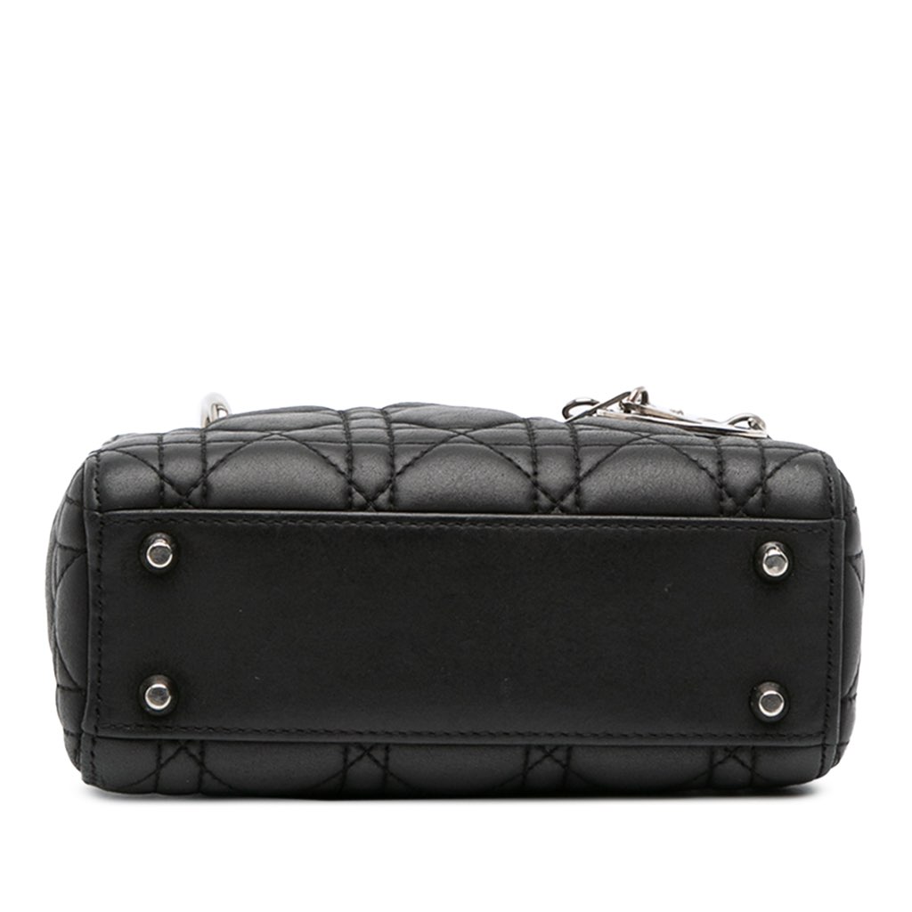 Dior Mini Lambskin Cannage Lady Dior - 3