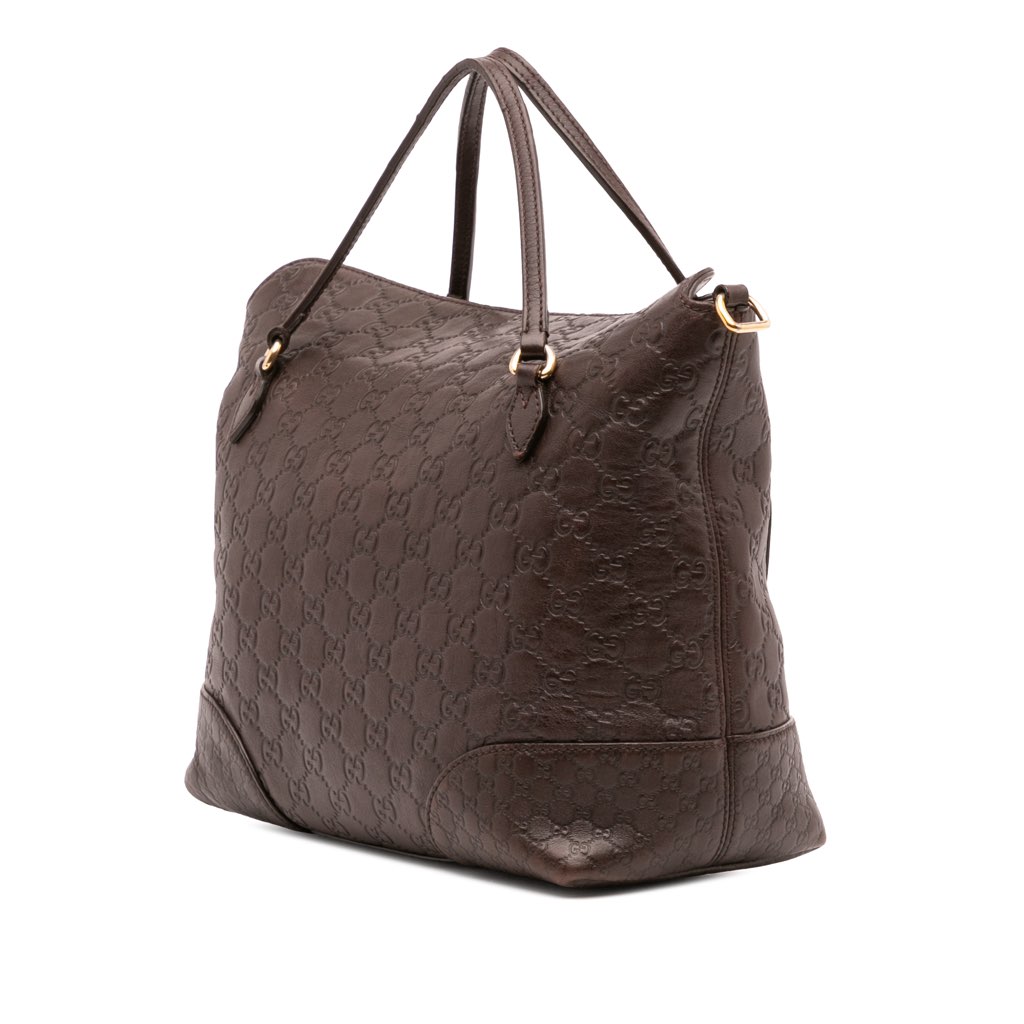 Gucci Medium Guccissima Bree Fold Over Tote - 2
