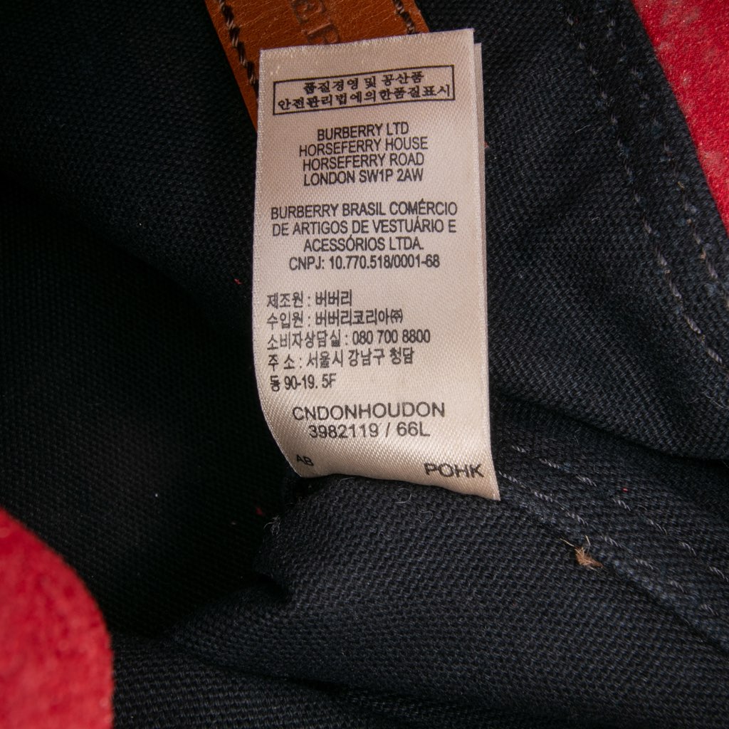 Burberry Small Mega Check Canvas and Suede Fringe Belgrove Bucket Bag - Detail 1