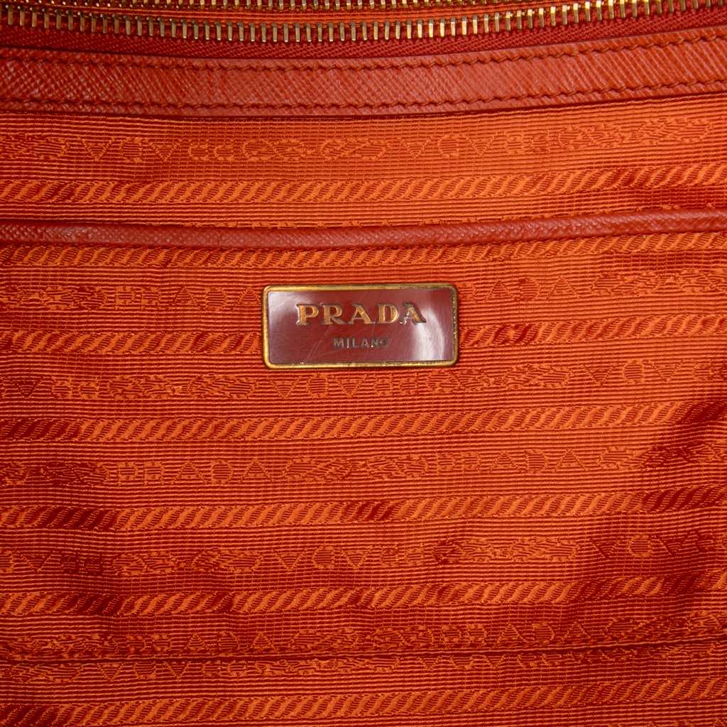 Prada Extra Large Saffiano Lux Galleria Double Zip Tote - Side view