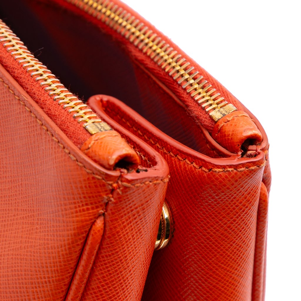 Prada Extra Large Saffiano Lux Galleria Double Zip Tote - Image 12