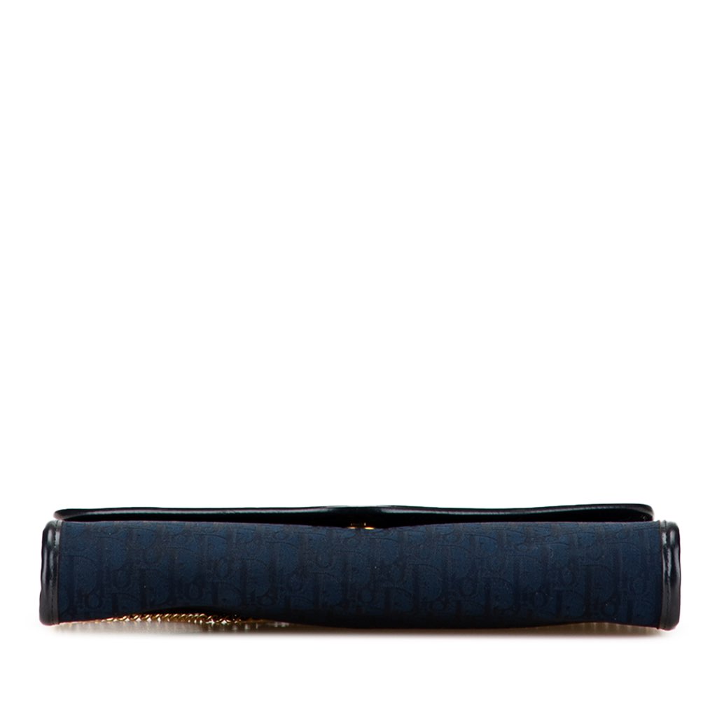 Dior Oblique Canvas Chain Shoulder Bag - Image 6
