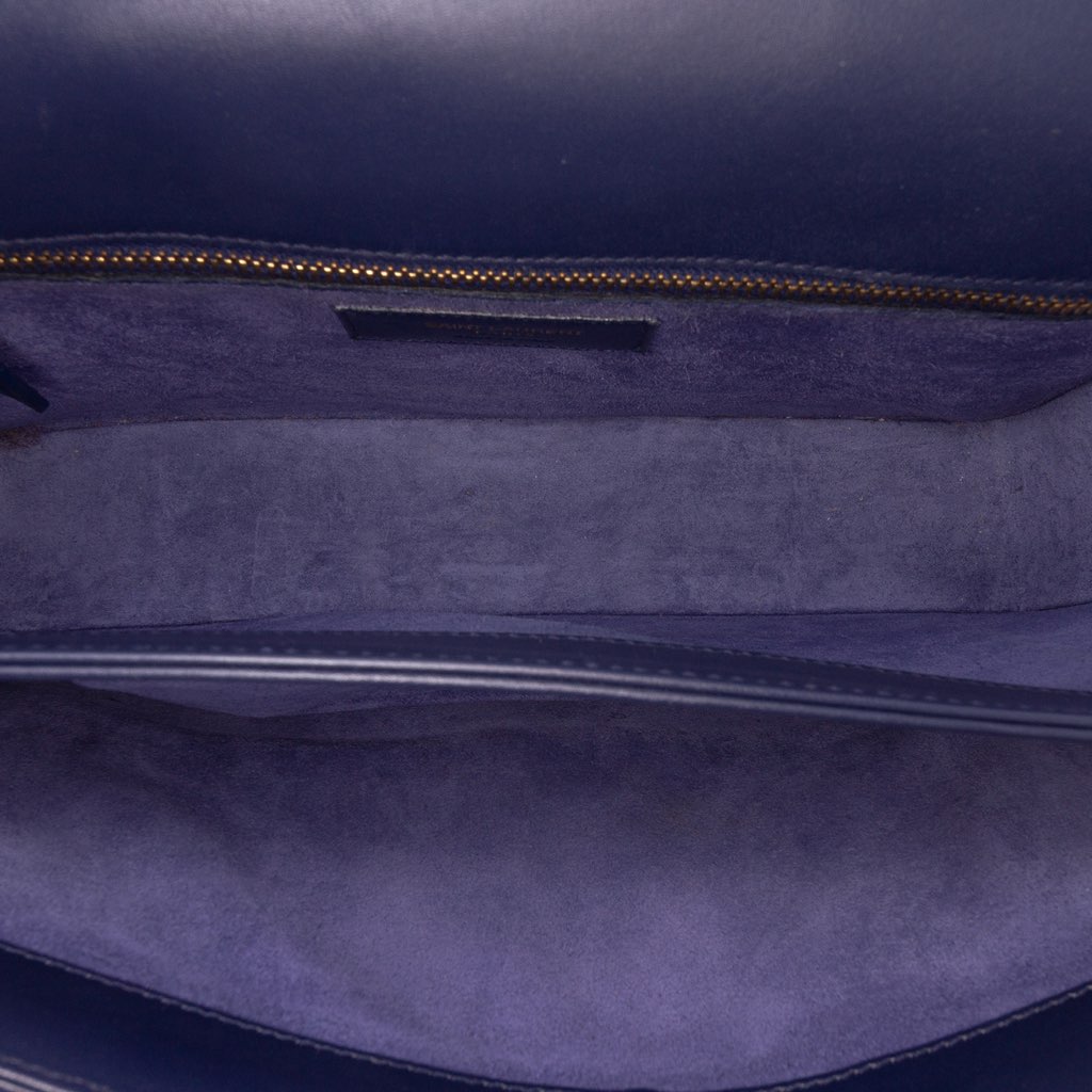 Saint Laurent Medium Leather Monogram Universite Bag - 4