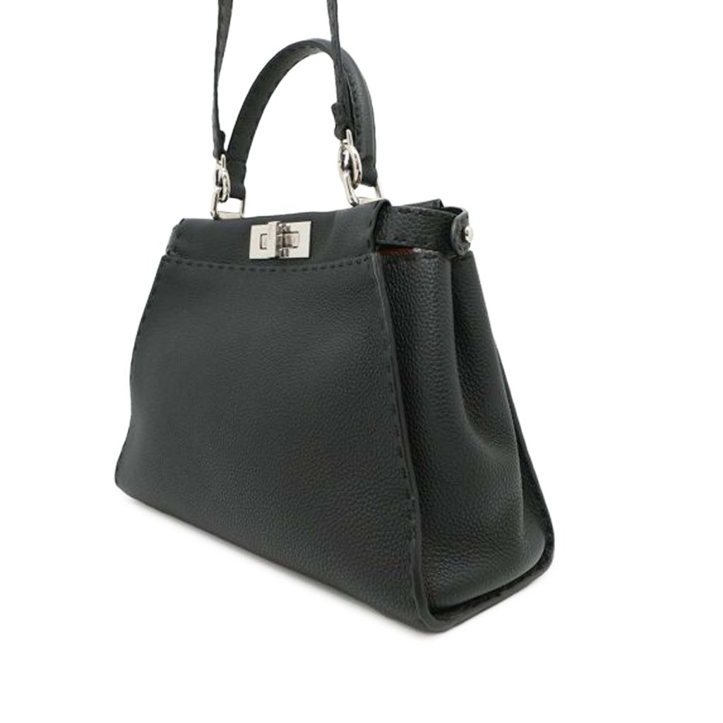 Fendi Medium Leather Peekaboo Selleria Satchel - 2