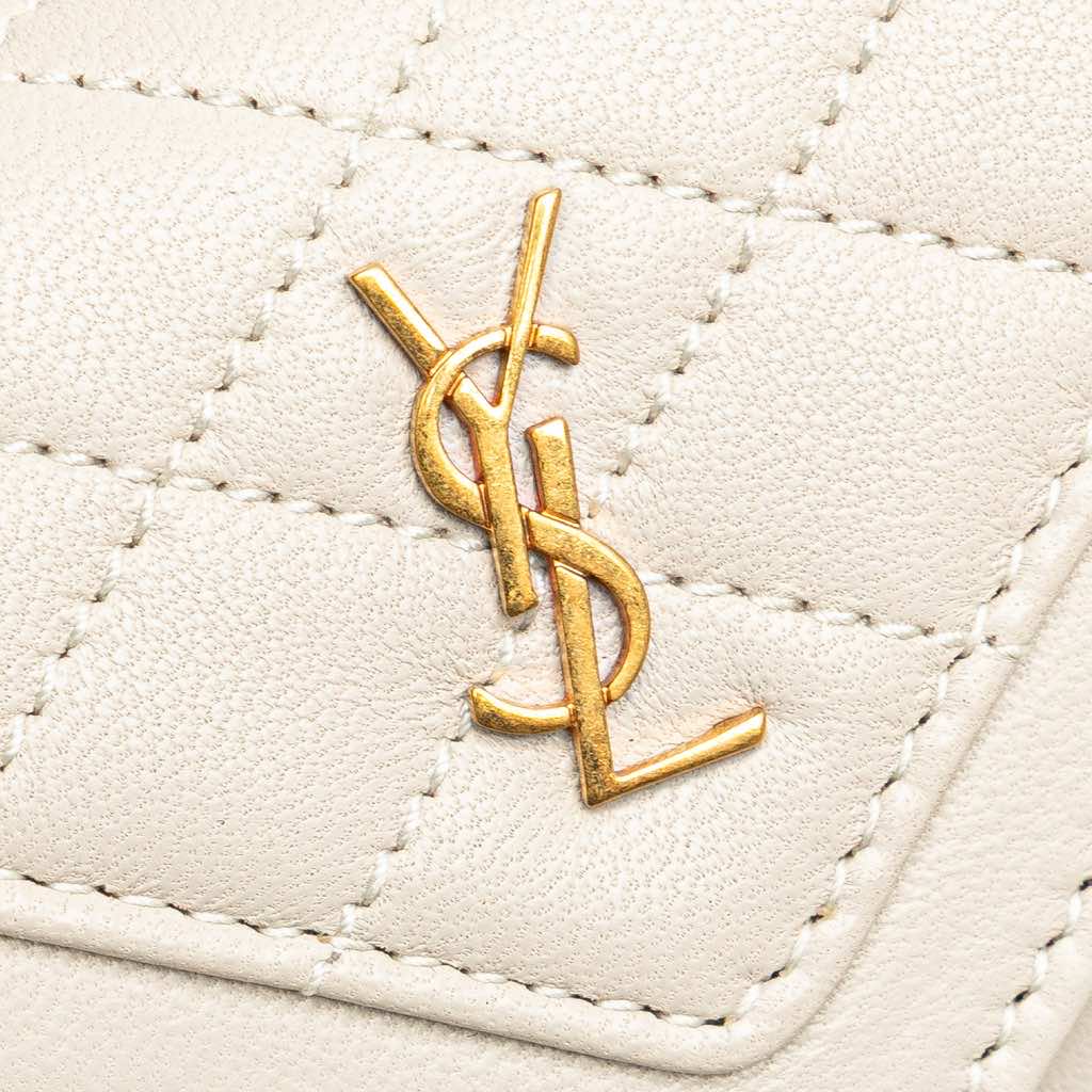 Saint Laurent Micro Quilted Lambskin Monogram Gaby Crossbody - Detail 2