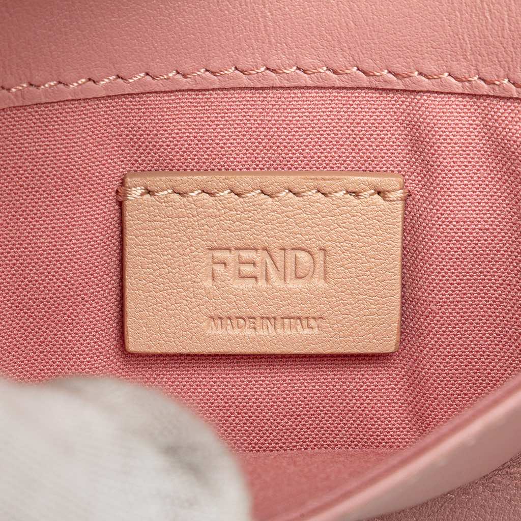 Fendi Leather Hypnoteyes Wallet on Chain - Side view