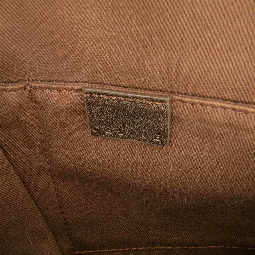 Celine C Macadam Canvas Tote - Side view