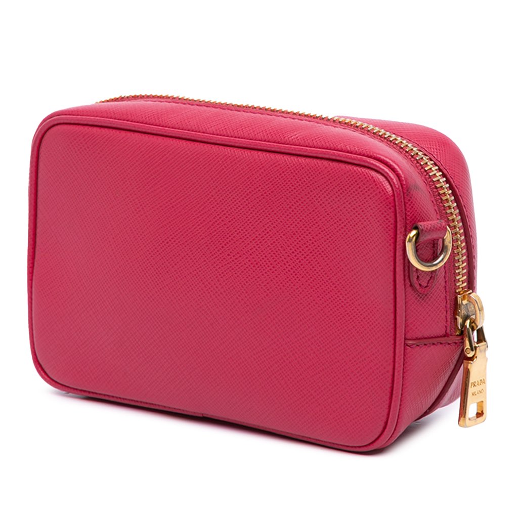 Prada Mini Saffiano Camera Bag - Back view