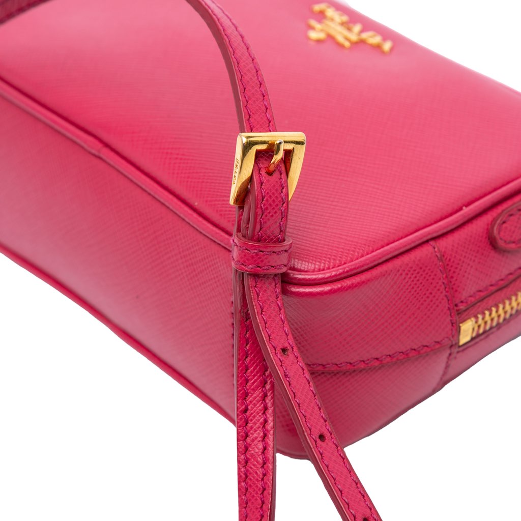 Prada Mini Saffiano Camera Bag - Image 12