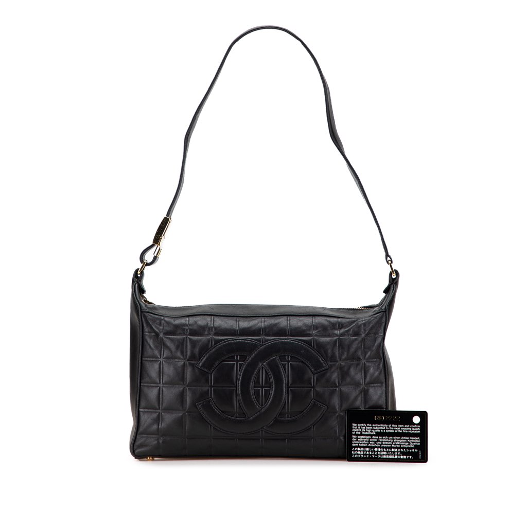 Chanel Medium Lambskin Chocolate Bar Shoulder Bag - Image 13