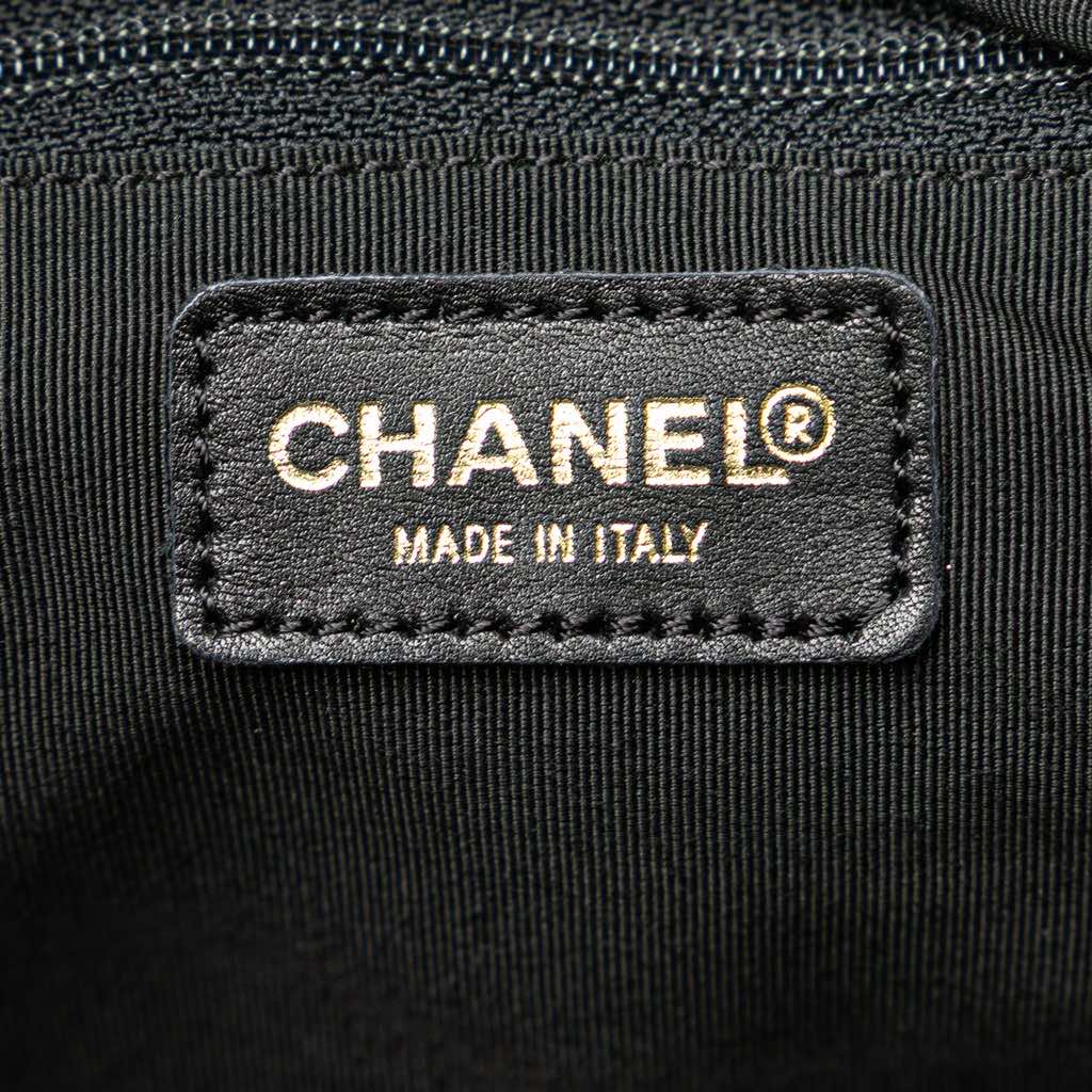 Chanel Medium Lambskin Chocolate Bar Shoulder Bag - Side view