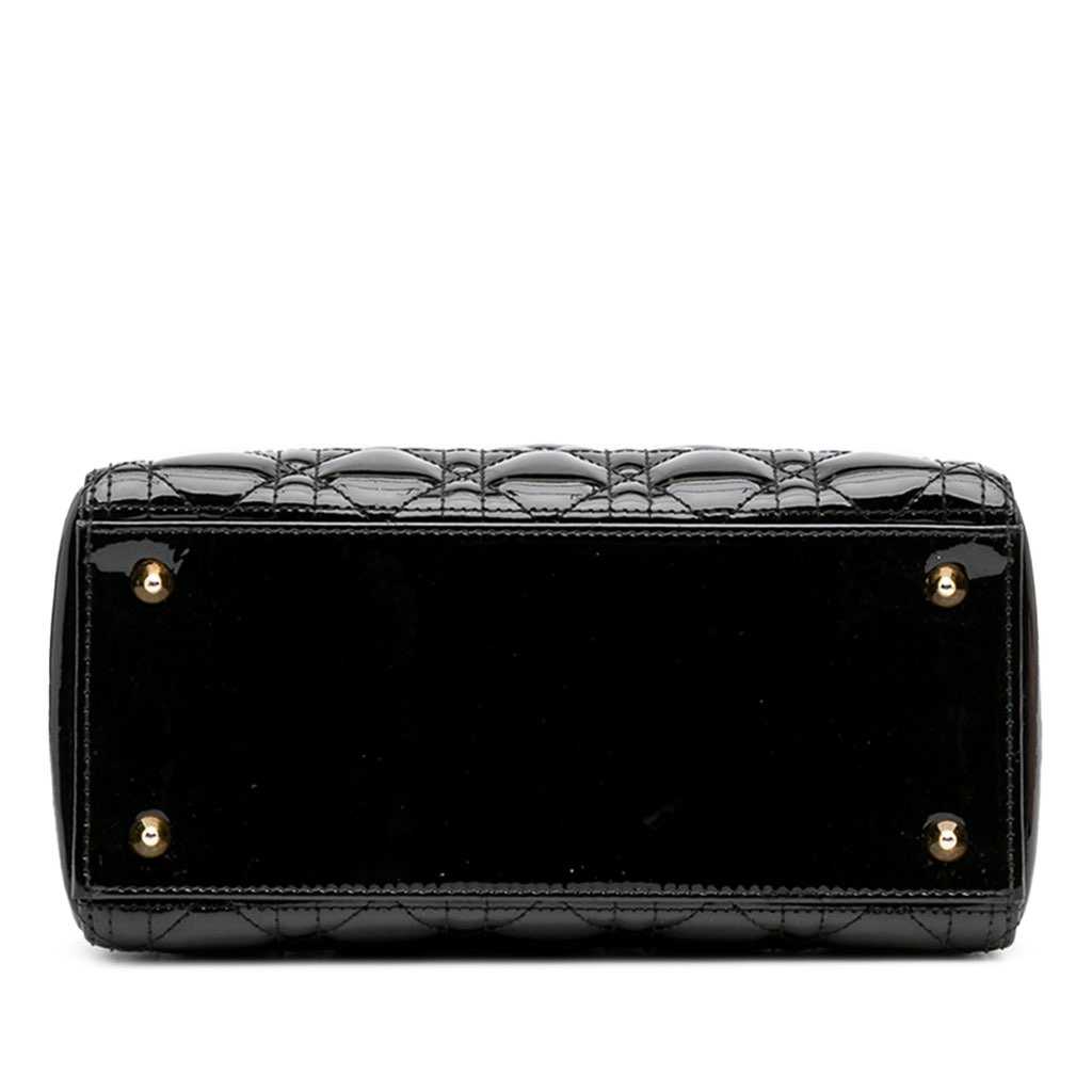Dior Medium Patent Cannage Lady Dior - 3