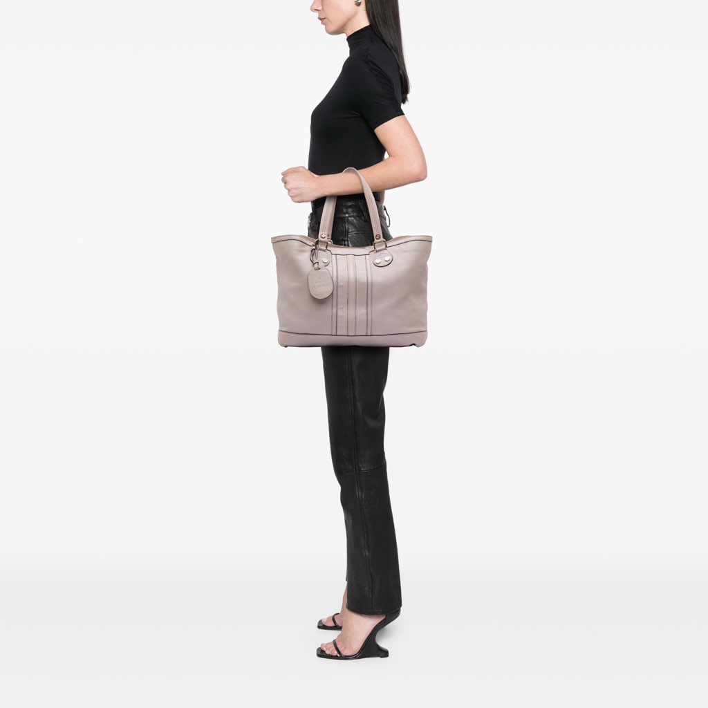 Gucci Large Pebbled Calfskin Sunset Tote - Image 13