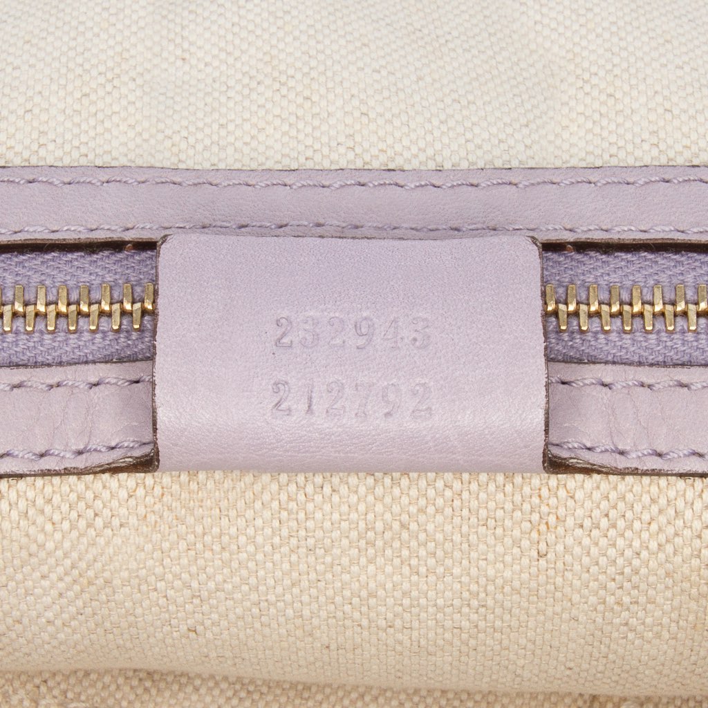 Gucci Large Pebbled Calfskin Sunset Tote - Detail 1