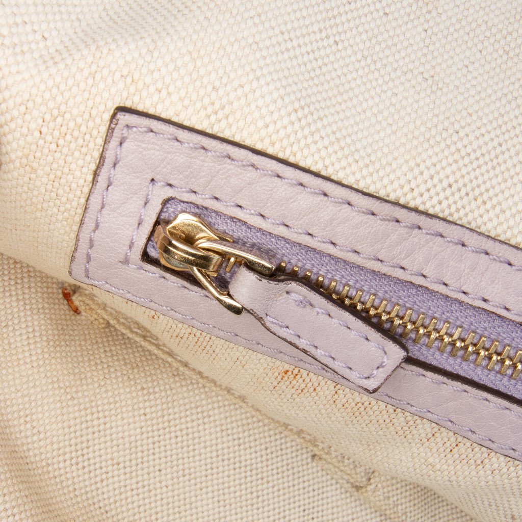 Gucci Large Pebbled Calfskin Sunset Tote - Detail 2