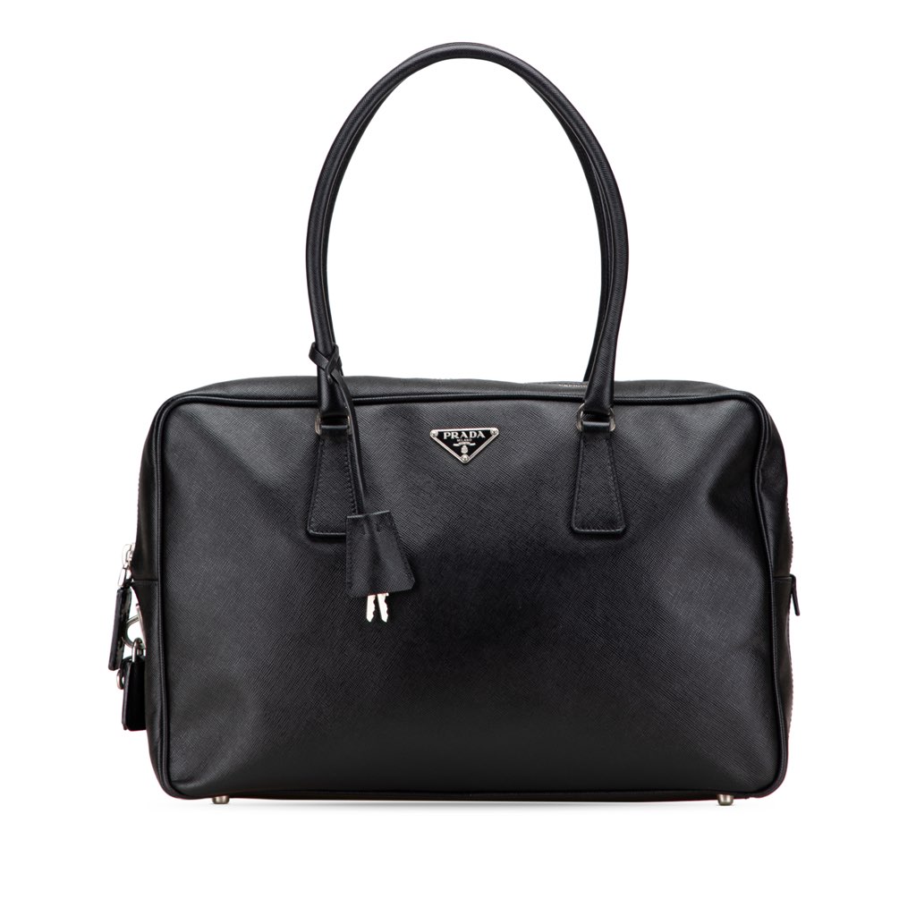 Prada Saffiano Bauletto Handbag