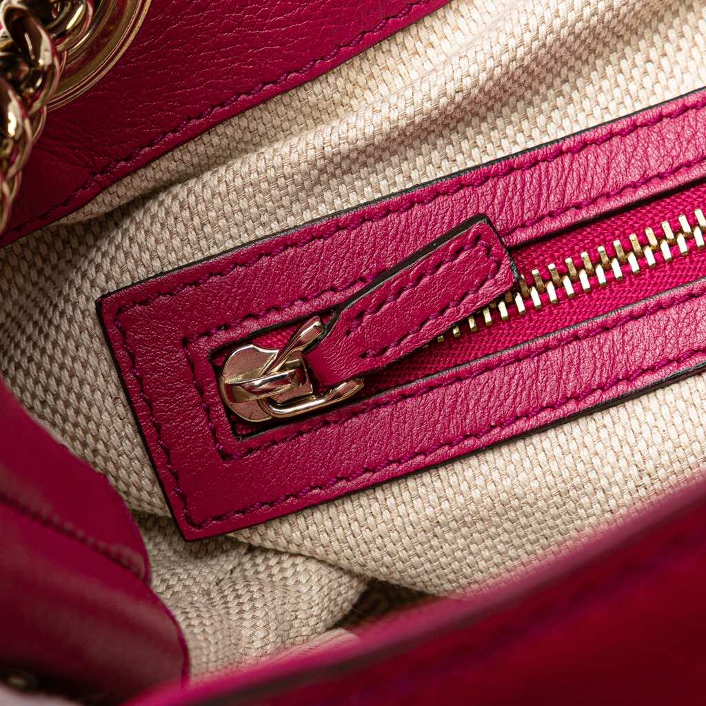 Gucci Medium Patent Soho Chain Tote - Detail 2
